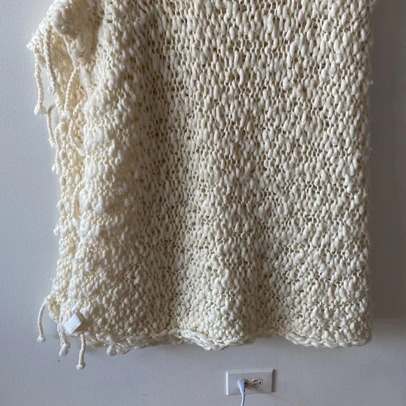 West Elm 50x70 Wool Blend Throw Blanket - Picture 3 of 5